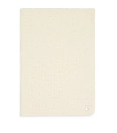 Paz Rodriguez Cotton-blend Pony Knit Blanket