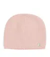 Paz Rodriguez Cotton Knitted Bonnet In Pink