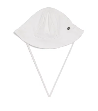 Paz Rodriguez Kids' Cotton Woven Hat In White