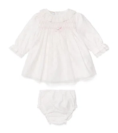 Paz Rodriguez Kids'  Dress And Bloomers Set In Pink