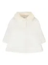 Paz Rodriguez Faux-fur Collar Wool Coat In White