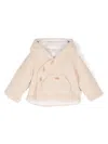 Paz Rodriguez Faux-shearling Coat In Neutrals