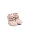 Paz Rodriguez Fine-knit Pre-walkers In Pink