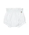 Paz Rodriguez Girls' Eido Bloomers - Baby In White/water Green