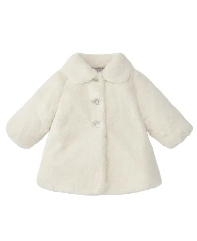 Paz Rodriguez Girls' Esencial Coat - Baby In White