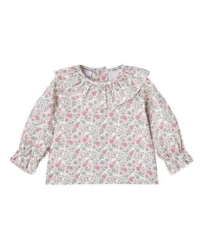 Paz Rodriguez Girls' Ledicia Blouse - Baby In White