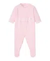Paz Rodriguez Girls' Linda Romper - Baby In Chalk Pink/white