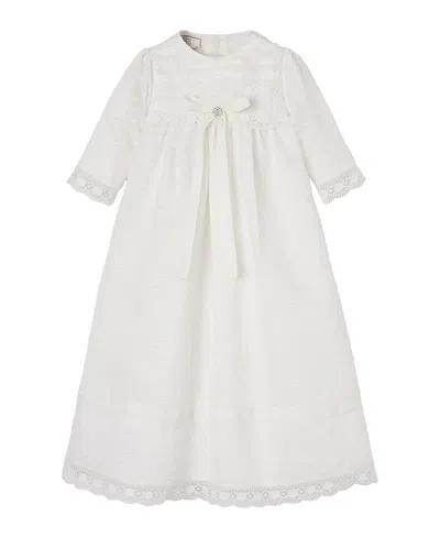 Paz Rodriguez Girls' Long Dress - Baby In White