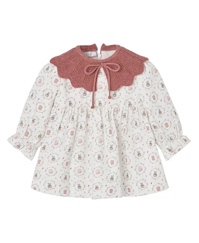 Paz Rodriguez Girls' Lumbre Dress - Baby In White