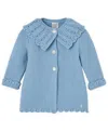 Paz Rodriguez Girls' Newborn Alegria Coat - Baby In Blue