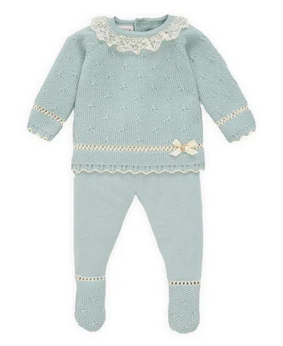 Paz Rodriguez Girls' Newborn Semilla Set - Baby In Blue