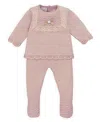 Paz Rodriguez Girls' Pascua Set - Baby In Pink