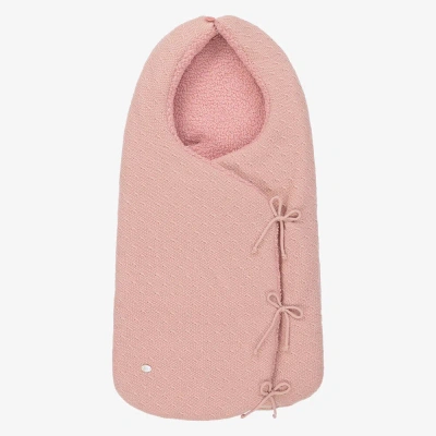 Paz Rodriguez Babies' Girls Pink Knitted Nest (72cm)