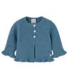 Paz Rodriguez Girls' Quinta Cardigan - Baby In Blue