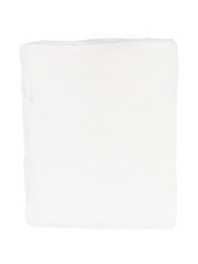 Paz Rodriguez Knit Blanket In White