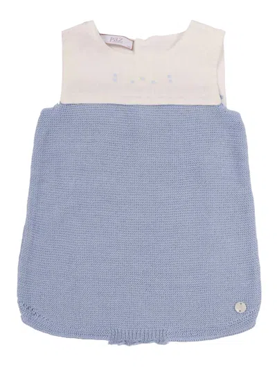 Paz Rodriguez Knit Newborn Romper "alegra" In Multi