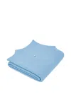 Paz Rodriguez Knitted Blanket In Blue
