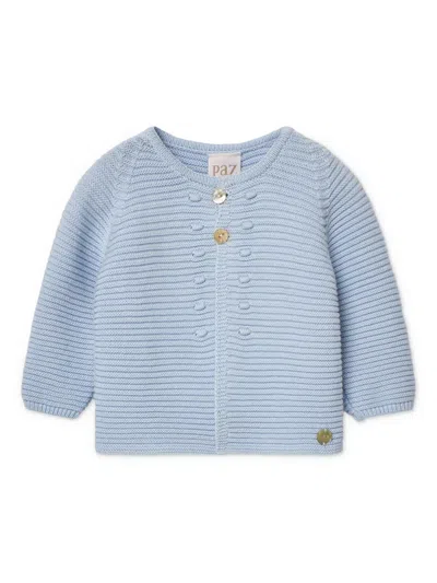 Paz Rodriguez Babies' Knitted Jumper In 蓝色