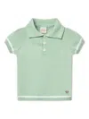 Paz Rodriguez Knitted Polo Shirt In 绿色