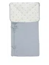 Paz Rodriguez Knitted Tie-detail Sleep Bag In Blue