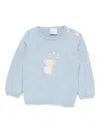 Paz Rodriguez Koala-motif Sweater In Blue