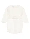 Paz Rodriguez Lace-trimmed Button Body In White