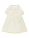 Paz Rodriguez Lace-trimmed Dress In Yellow