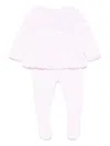 Paz Rodriguez Knitted Trousers Set In Pink