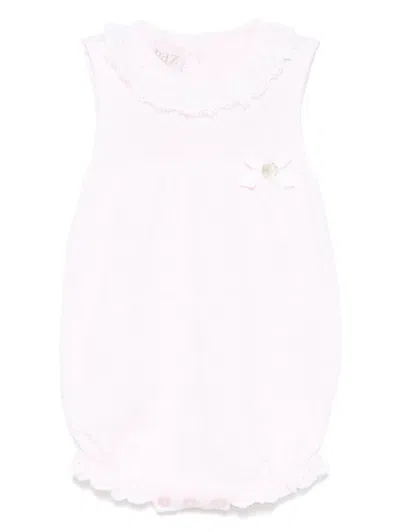 Paz Rodriguez Babies' Linda Romper In Pink