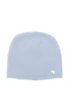 Paz Rodriguez Logo-charm Beanie In Blue