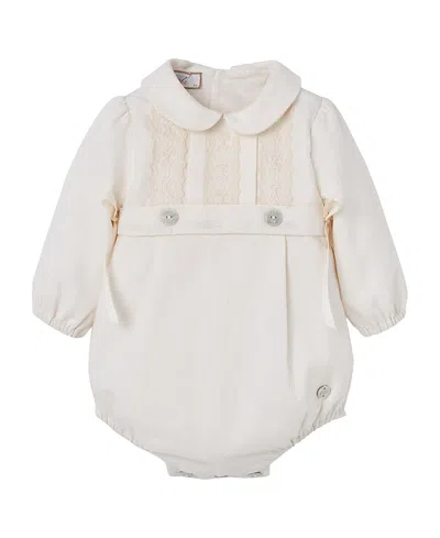 Paz Rodriguez Lua Romper - Baby In White