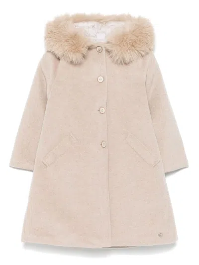 Paz Rodriguez Kids' Maravillas Coat In Neutrals