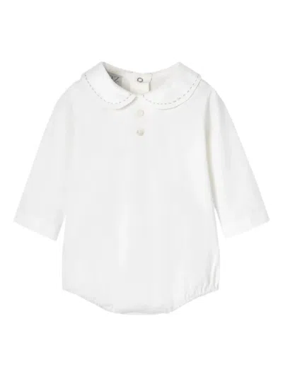 Paz Rodriguez Peter Pan-collar Babywear In White
