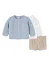 Paz Rodriguez Pleat-detailed Shorts Set In Blue