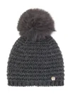 Paz Rodriguez Baby Wool Knit Pom-pom Hat In Grey
