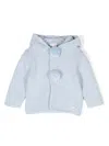 Paz Rodriguez Pompom-detail Cardigan In Blue