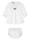 Paz Rodriguez Baby Girls Cotton Dress With Bloomers In White