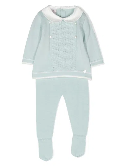 Paz Rodriguez Babies' Ruiseñor Trouser Set (set Of Two) In Green