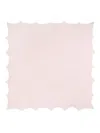 Paz Rodriguez Scalloped-edge Knitted Scarf In Pink
