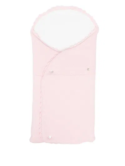 Paz Rodriguez Scalloped-edge Sleeping Bag In Pink