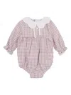 Paz Rodriguez Setitas Gingham Body In Brown