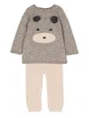 Paz Rodriguez Teddy Bear-motif Pajamas In Brown