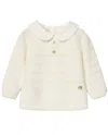 Paz Rodriguez Unisex Cotton Paz Sweater - Baby In Cream/beige