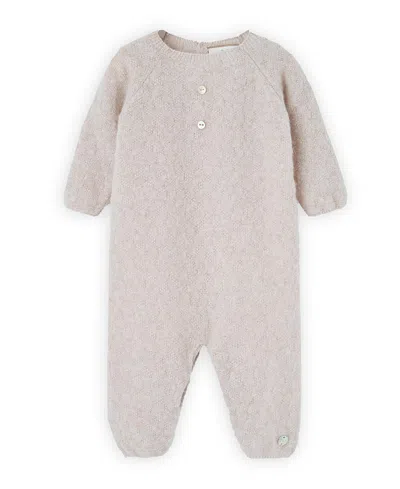 Paz Rodriguez Unisex Newborn Essentia Oi Romper - Baby In Neutral