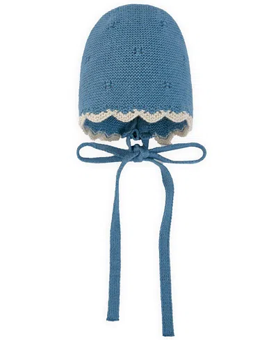 Paz Rodriguez Unisex Newborn Quinta Bonnet - Baby In Blue