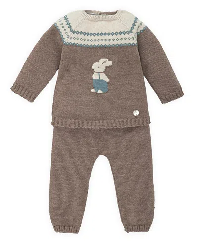 Paz Rodriguez Unisex Pompon Set - Baby In Brown