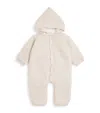 Paz Rodriguez Virgin Wool Snowsuit In Neutral