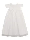 PAZ RODRIGUEZ WHITE COTTON BLEND DRESS