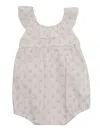 Paz Rodriguez White Romper With Prints In White