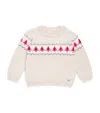 Paz Rodriguez Wool Christmas Tree Sweater In Neutral